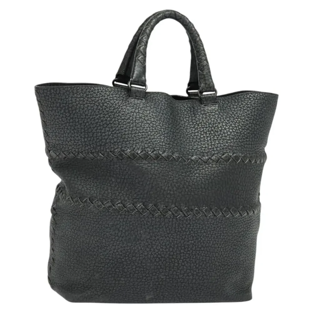 Bottega Veneta Intrecciato Tote Bag Gray